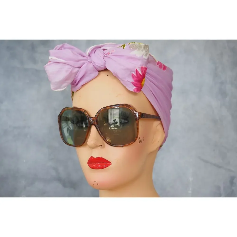 1970s Vintage Sunglasses Made In Italy Oversized Retro Glam Grandma Chic NOS
